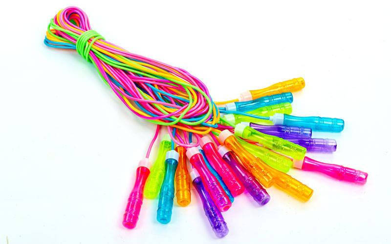 

Скакалка детская с PVC жгутом FI-4866