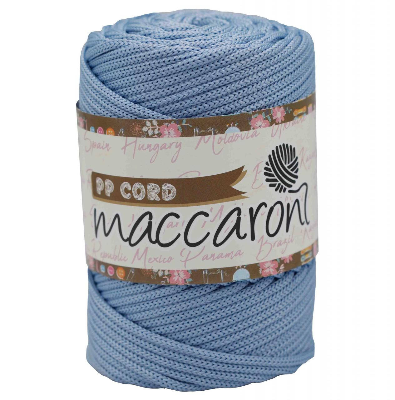 

Полипропиленовый шнур Maccaroni PP Cord 5 mm ,голубой