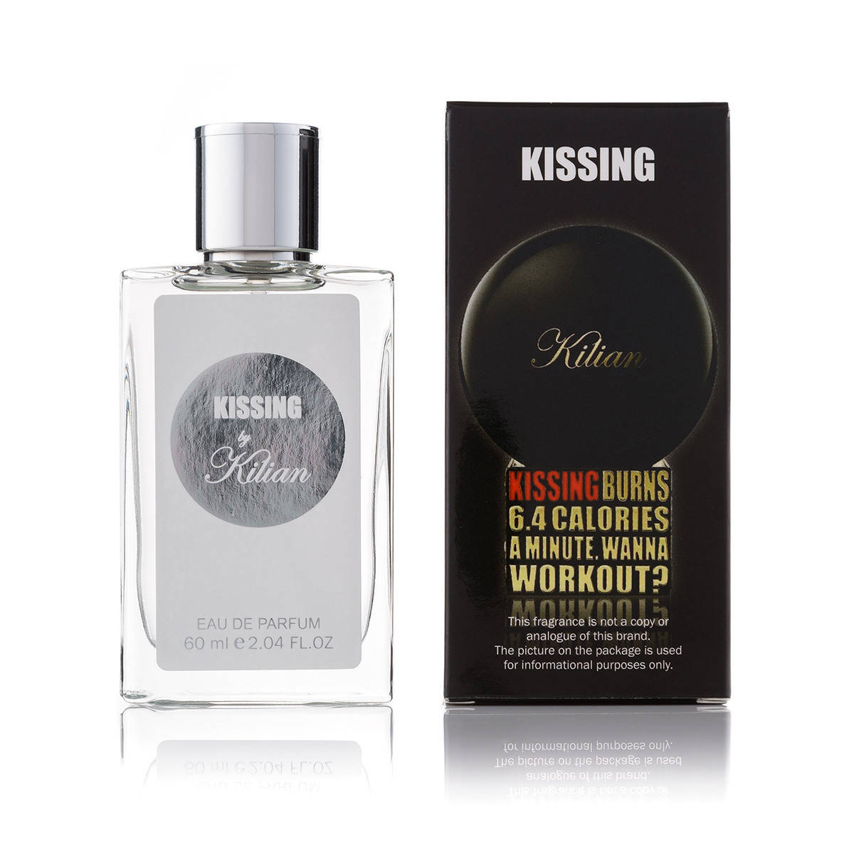 

60 мл мини парфюм Kilian Kissing Burns 6.4 Calories a Minute. Wanna Workout (Унисекс)