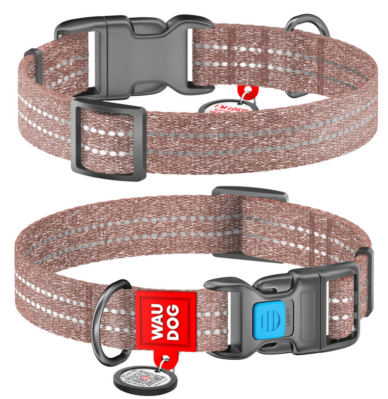 

Ошейник WAUDOG Re-cotton с QR паспортом, из восстановленного хлопка (ширина 20 мм, длина 24-40см)