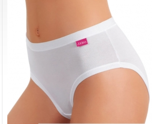 

Высокие женские хлопковые трусы Jadea 786 Белый, 2XL