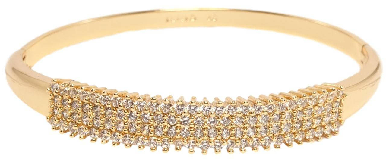

Браслет Xuping Позолота 18K "Четыре ряда цирконий" ø 6см