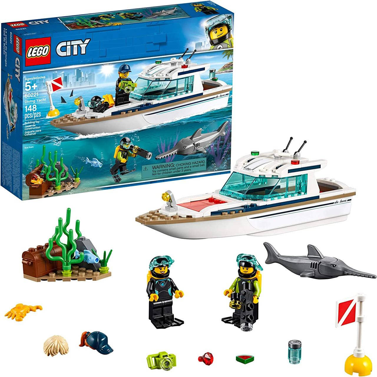 

Конструктор Лего сити Яхта для дайвинга 60221 LEGO City