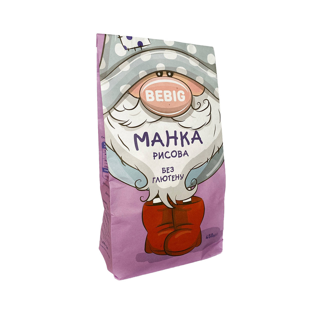 

Манка без глютена рисовая 450 г.
