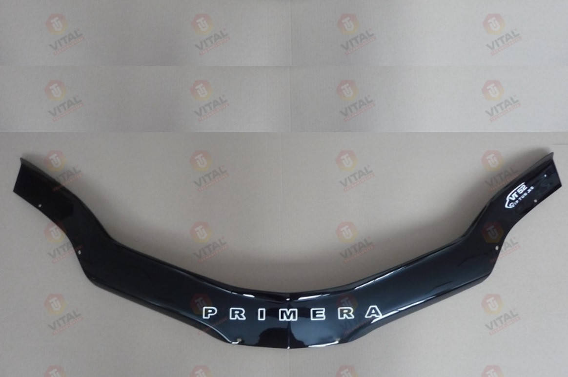

Дефлектор капота VT52 (мухобойка) Nissan Primera P12 2001-2008, Vip Tuning, NS10