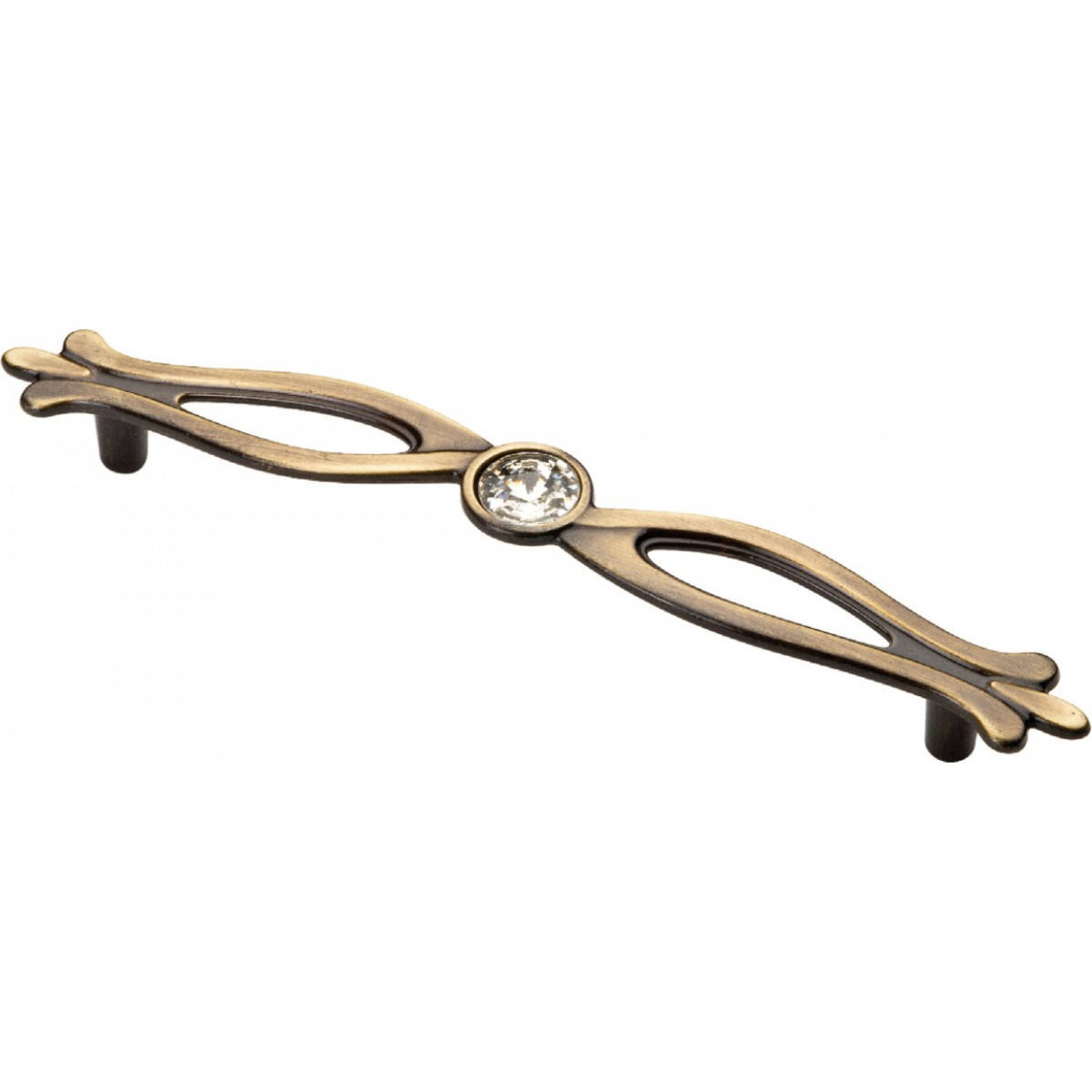 

Ручка мебельная Ozkardesler 5448-08 SAHRA 128мм Бронза с камнями