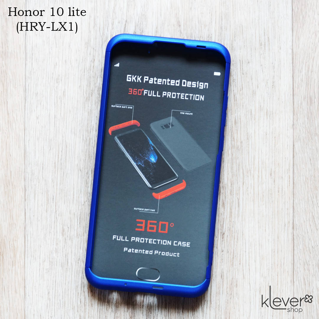 

Матовый чехол GKK для Honor 10 Lite (HRY-LX1) (blue), Синий