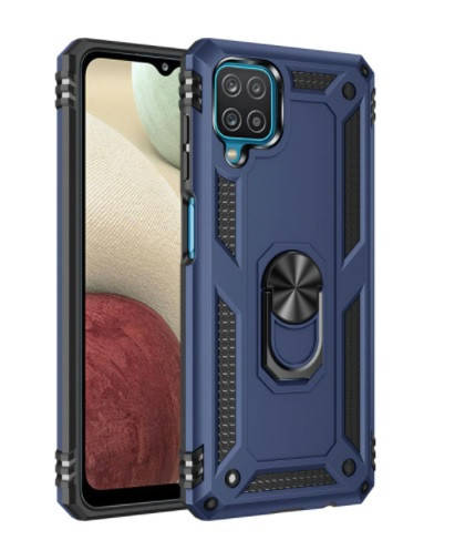 

Чехол Armor для Samsung A22 / A225F противоударный с кольцом Темно-синий