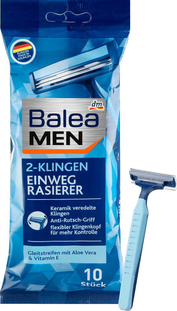 

Станки одноразовые Balea Men 2 леза 10 шт