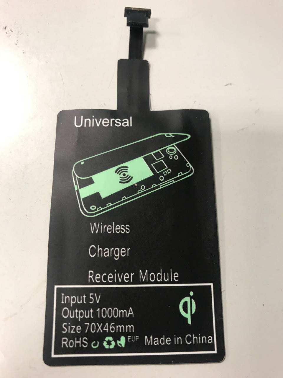 

Micro USB Qi приёмник для беспроводной зарядки телефона