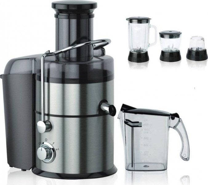 

Соковыжималка, блендер, миксер, измельчитель 4в1 Royalty Line PJE1000.4 1000W