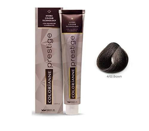 

Крем-краска для волос профессиональная Brelil Colorianne Prestige 100мл. 4/00 шатен