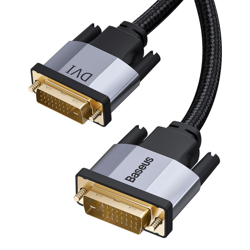

Кабель DVI-DVI 2метра BASEUS Enjoyment Series DVI Male To DVI Male bidirectional Adapter Cable |2M| Черный
