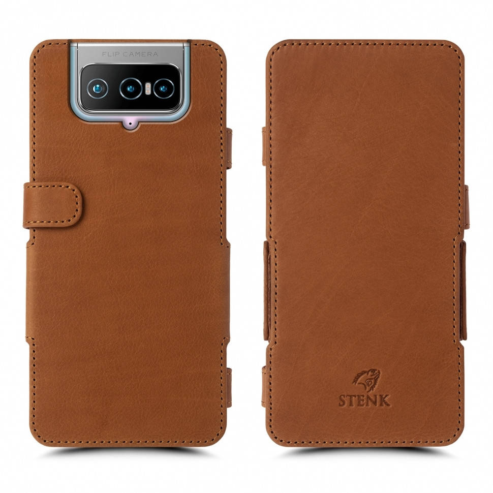 

Чехол книжка Stenk Prime для ASUS Zenfone 7 (ZS670KS) Camel, Светло-коричневый