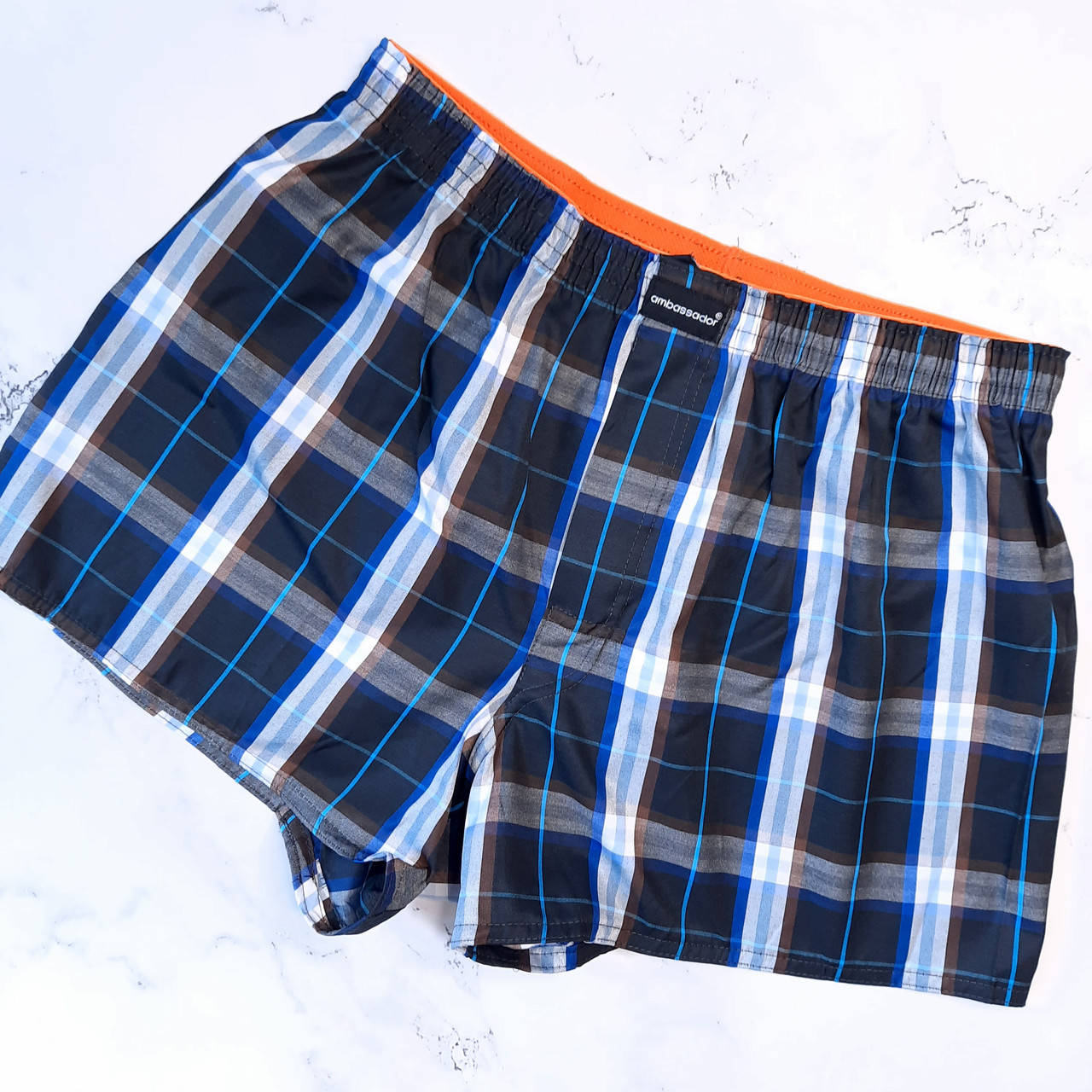 

Мужские семейные трусы  размер Ambassador боксеры шорты молодежные хлопковые паплин мужское белье, Разные цвета