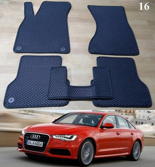 

Коврики ЕВА в салон Audi A6 (C7) '11-18, Черный
