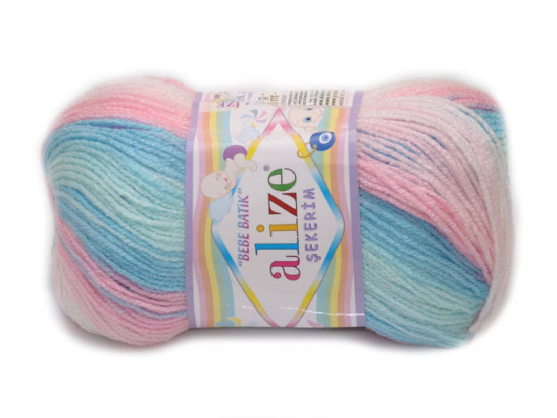 

Alize Batik Sekerim Bebe, №2604, Секционное крашение