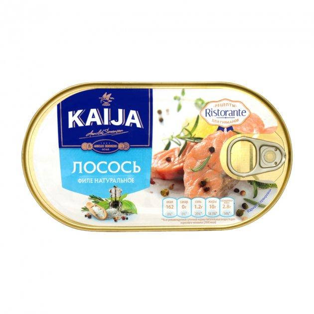 

Лосось филе натуральное Kaija 170 г