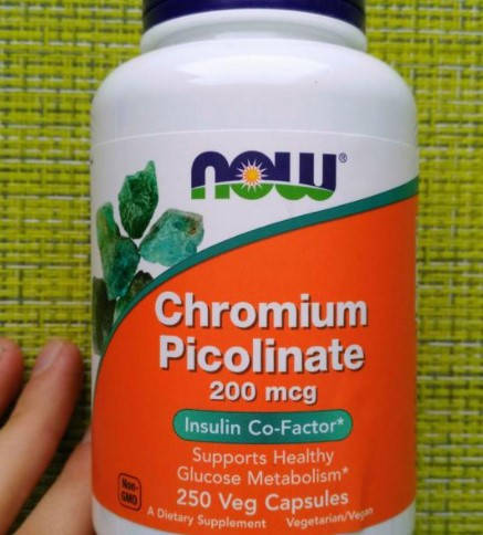 

Хром пиколинат 200 NOW Foods Chromium Picolinate 250 капсул