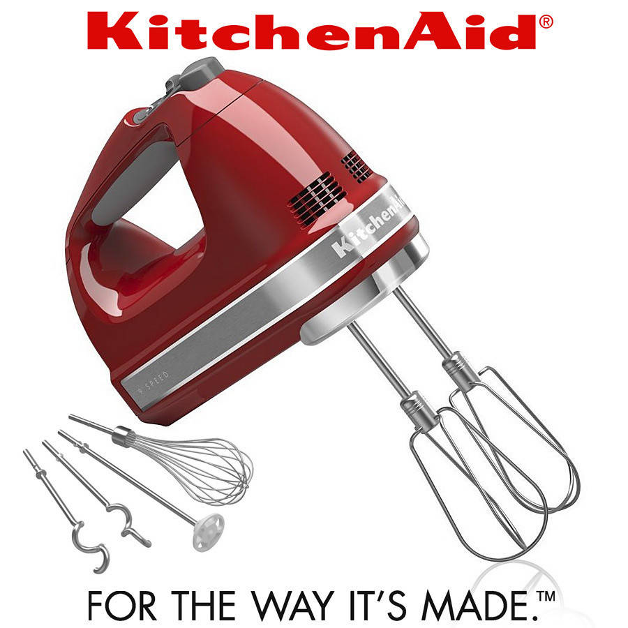 

Миксер ручной KitchenAid 5KHM9212EER красный