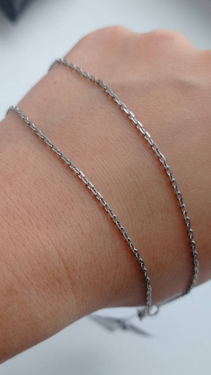 

Серебряная цепь Женская детская Якорь  см Серебро 925 Плетение Якорное Цепочка ребенку