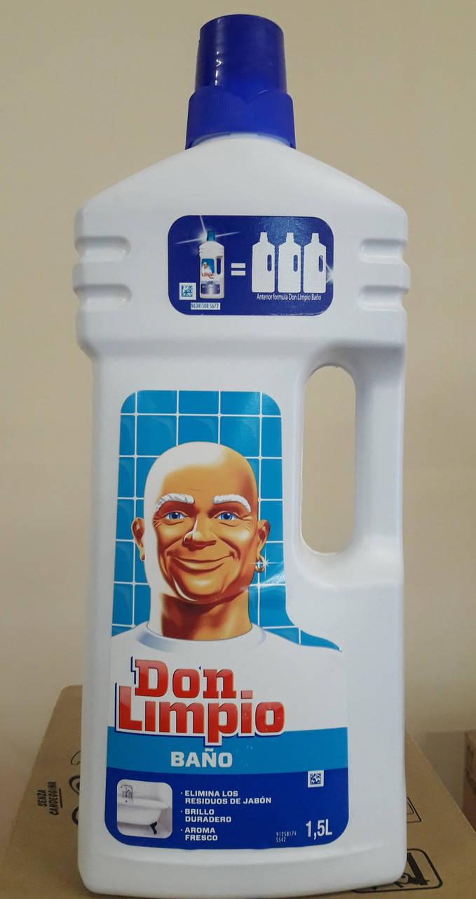 

Засіб для чищення ванної кімнати Don Limpio (Mr Proper) bano 1,5 L