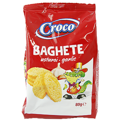 

Крекер Кроко багет з часником Croco 80g 16шт/ящ (Код : 00-00006352)