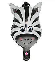 

Фольгированный шарик мини-фигура КНР (39х30 см) Зебра голова, Разные цвета