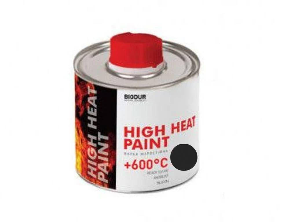 

Жаростійка фарба емаль BIODUR Heat Paint 200 мл Чорна