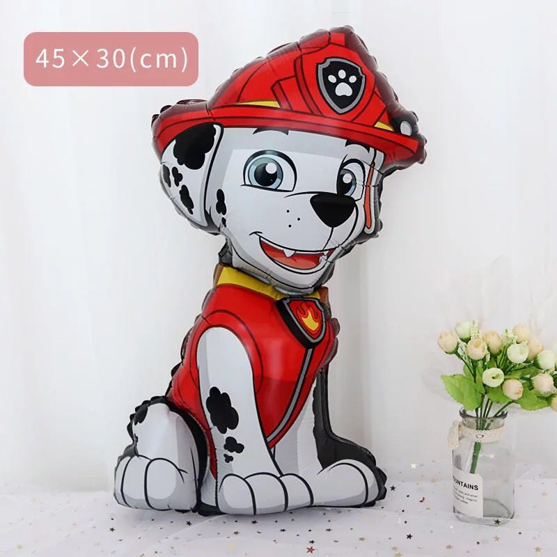 

Фольгированный шар фигурный "Маршал" (Щенячий патруль) 45х30 см Для воздуха, Розовый