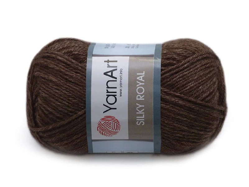 

YarnArt Silky Royal, Коричневый №4316
