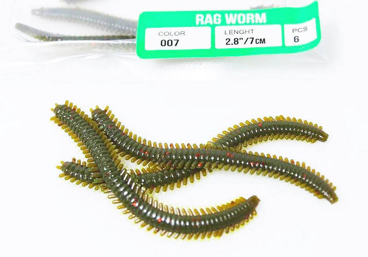 

Силиконовый Rag Worm EOS
