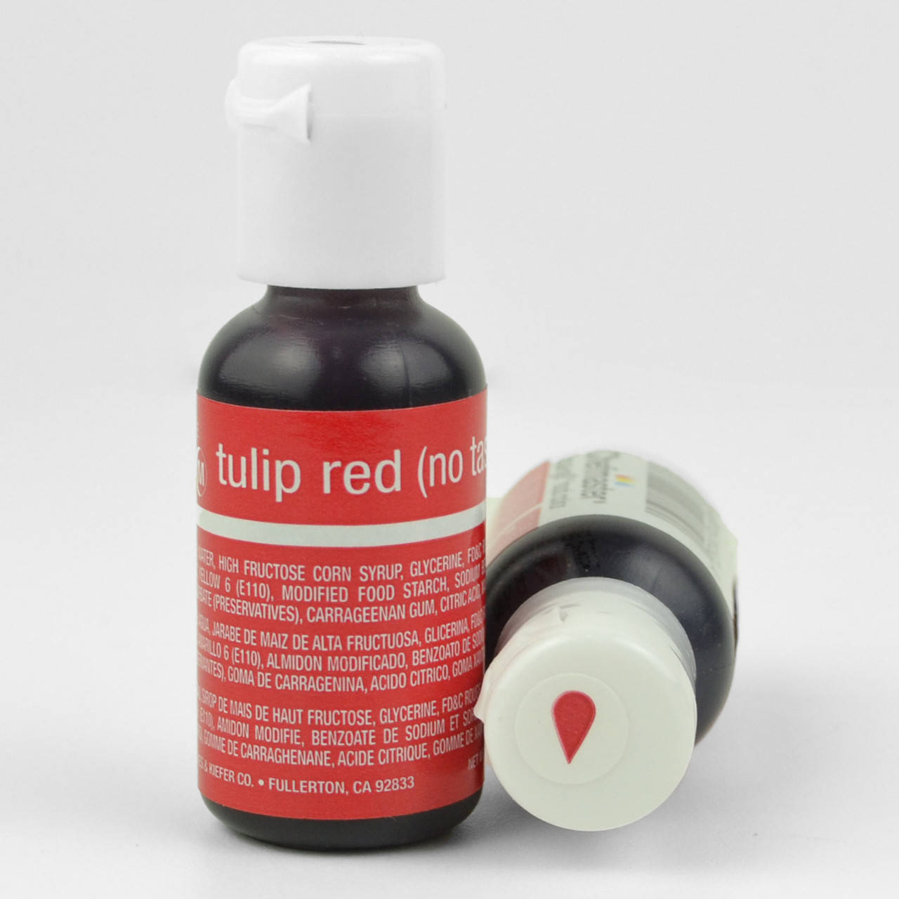 

Гелевая краска Chefmaster Красный тюльпан/Tulip Red 20 гр