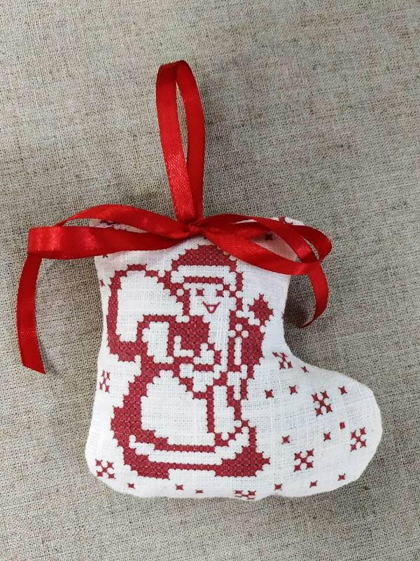 

ШНЛ-045. Пошита новорічна іграшка для вишивки бісером