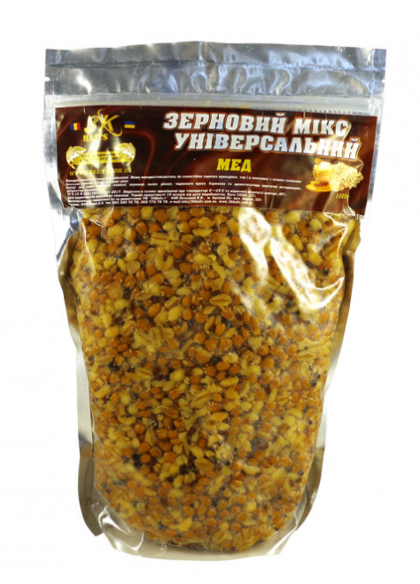

Прикорм 3KBaits Зерновой микс универсальный Мед 1000гр