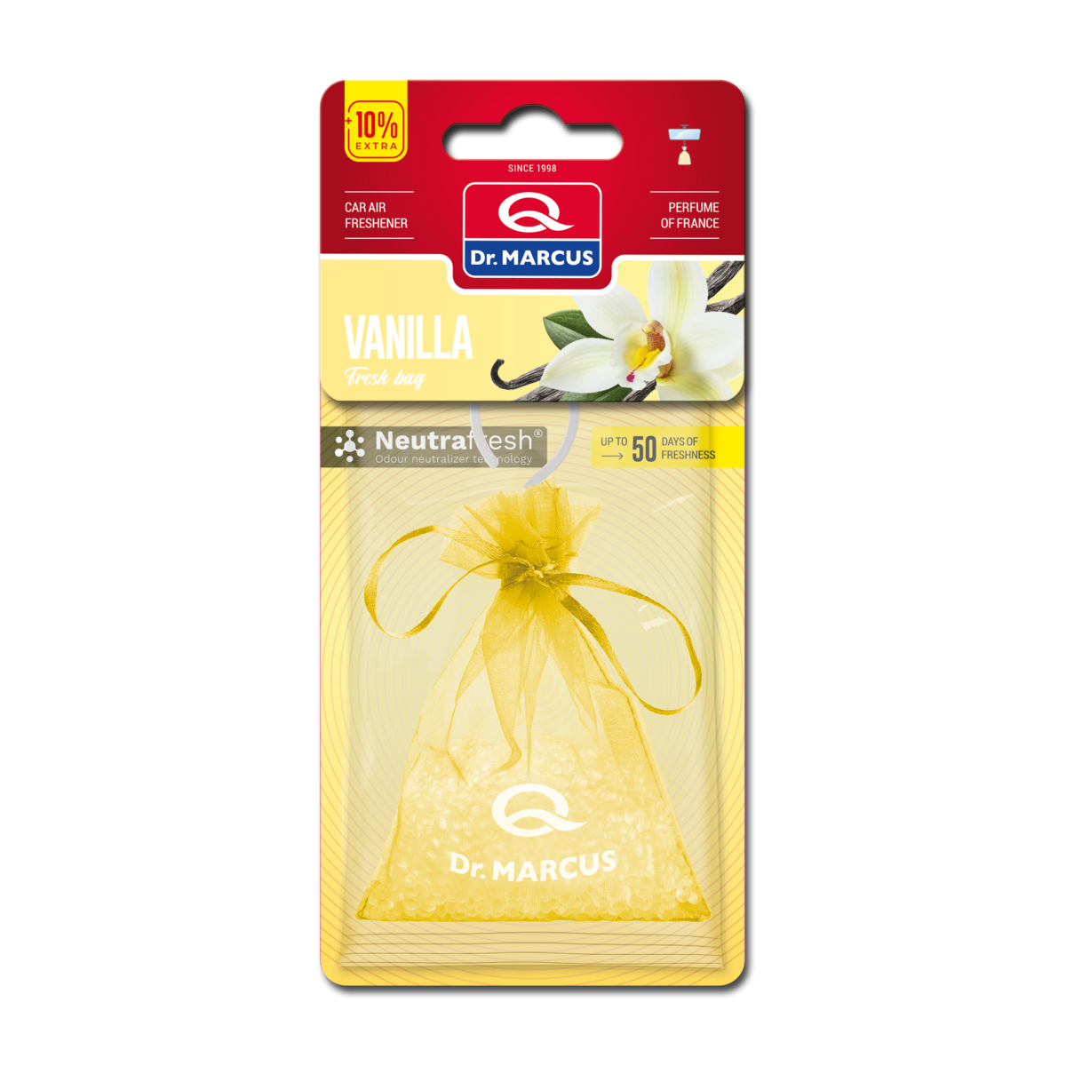 

Автоосвежитель Dr. Marcus Fresh Bag - Vanilla, Ароматизатор автомобильный (Пахучка в салон авто)