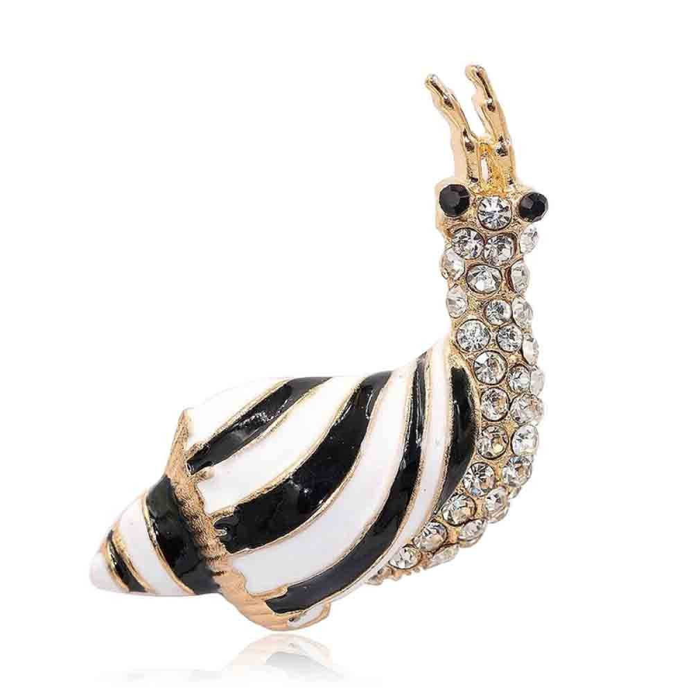 

Брошь BROCHE Улитка белая BRBF111244