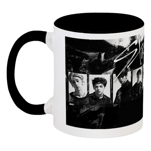 

Кружка Stray Kids - Members (чёрная), Черный