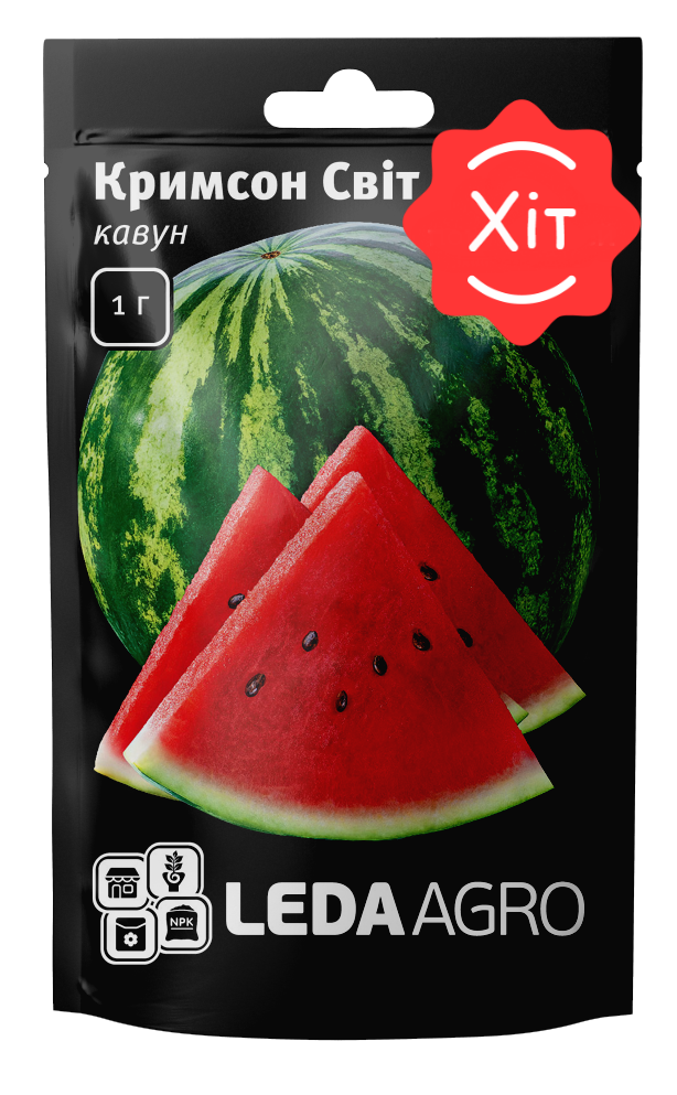 

Кримсон Світ 1г Leda Agro Кавун Насіння (Крымсон Свит Арбуз Семена)