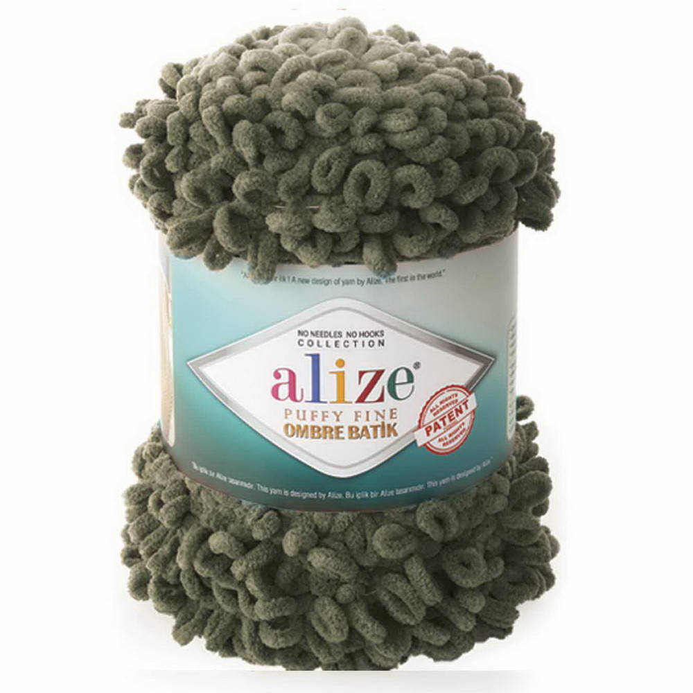 

7299 Пряжа Alize Puffy Fine Ombre Batik
