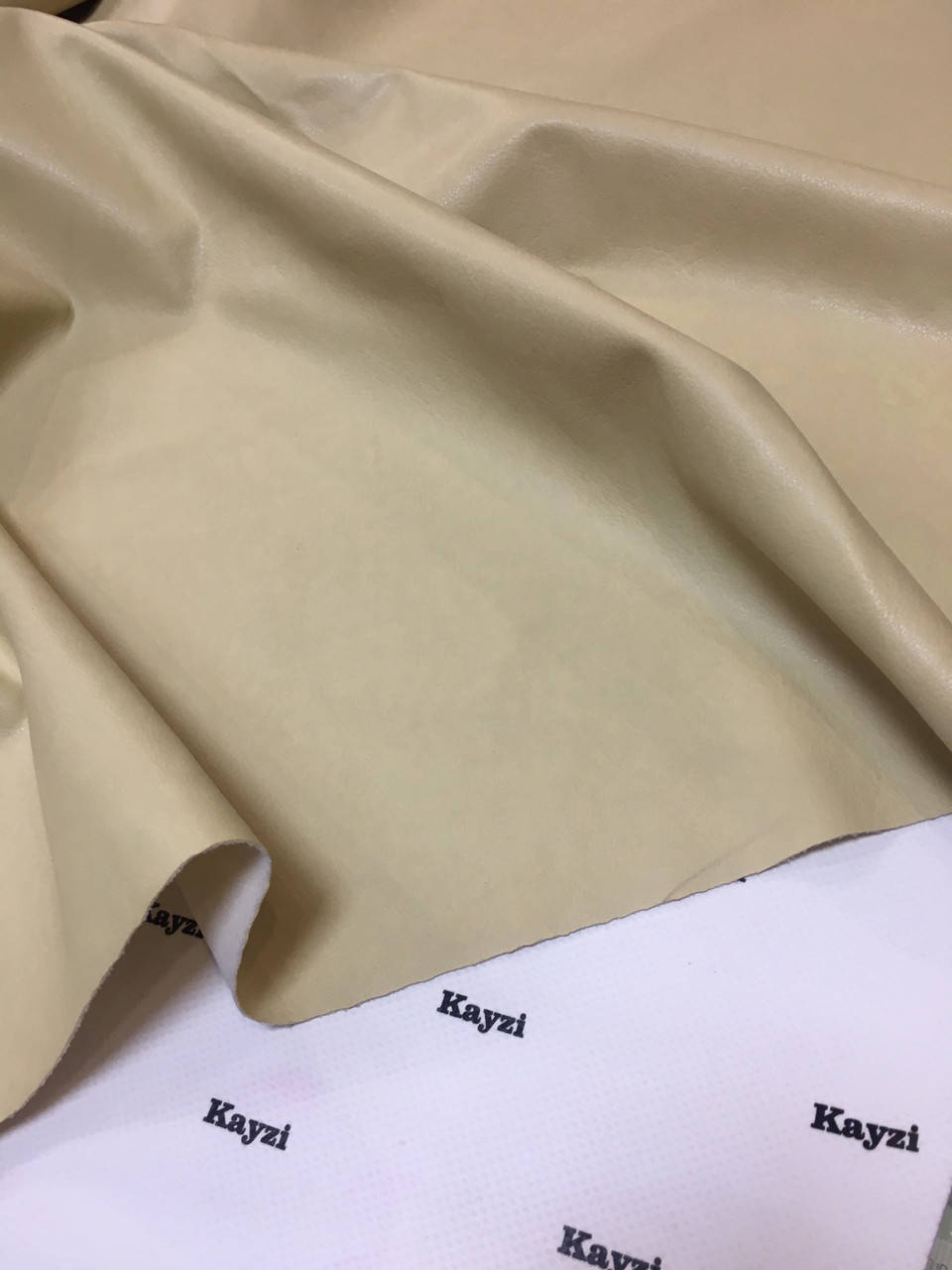 

Ткань Эко кожа бежевая стрейч, Бежевый