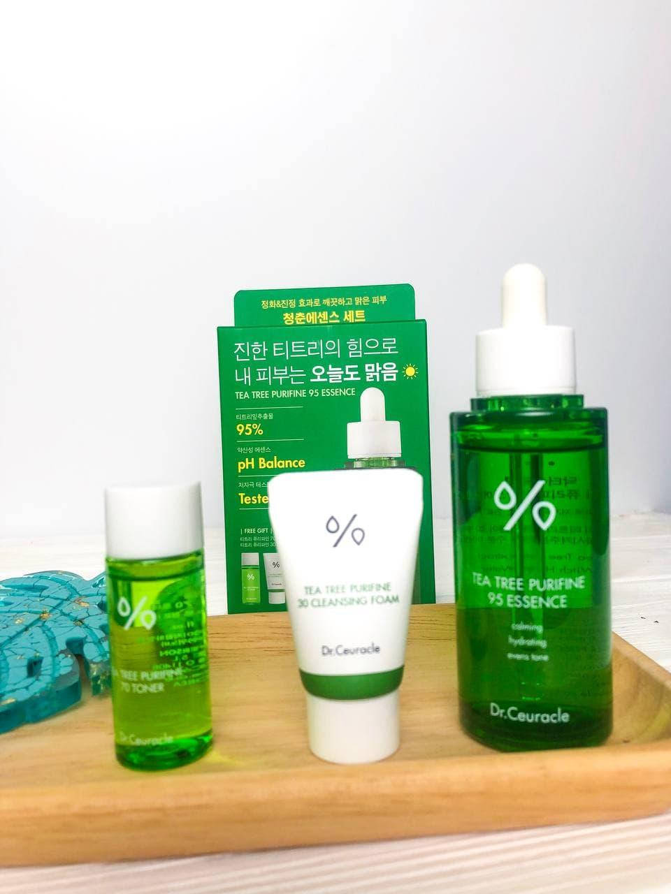 

Набор с чайным деревом Dr. Ceuracle Tea Tree Purifine 95 Essence set 3 in 1