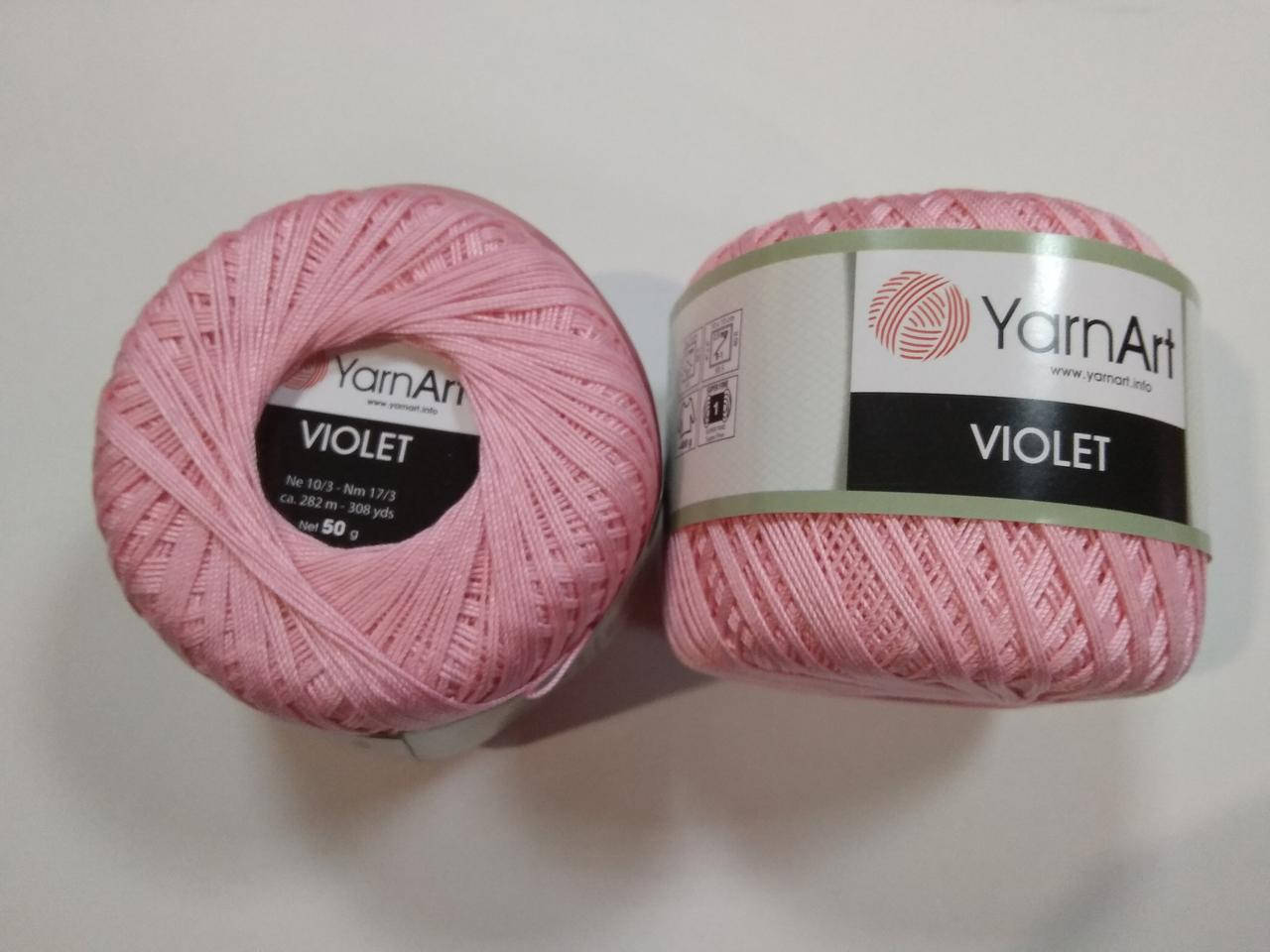 

Пряжа Виолета (Violet) YarnArt, цвет розовый 6313