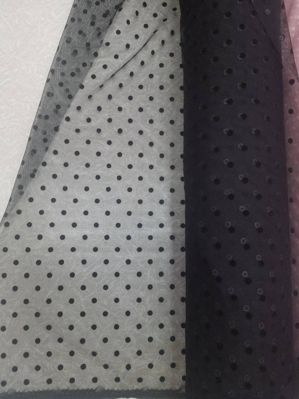 

Фатин-сетка флок