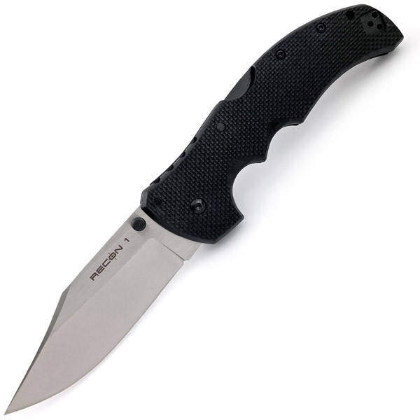 

Нож Cold Steel Recon 1 Clip Point G10, Черный со светлим клинком