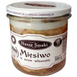 

Тушенка свиная в собственном соку Nasze Smaki Miesiwo, 300 гр.