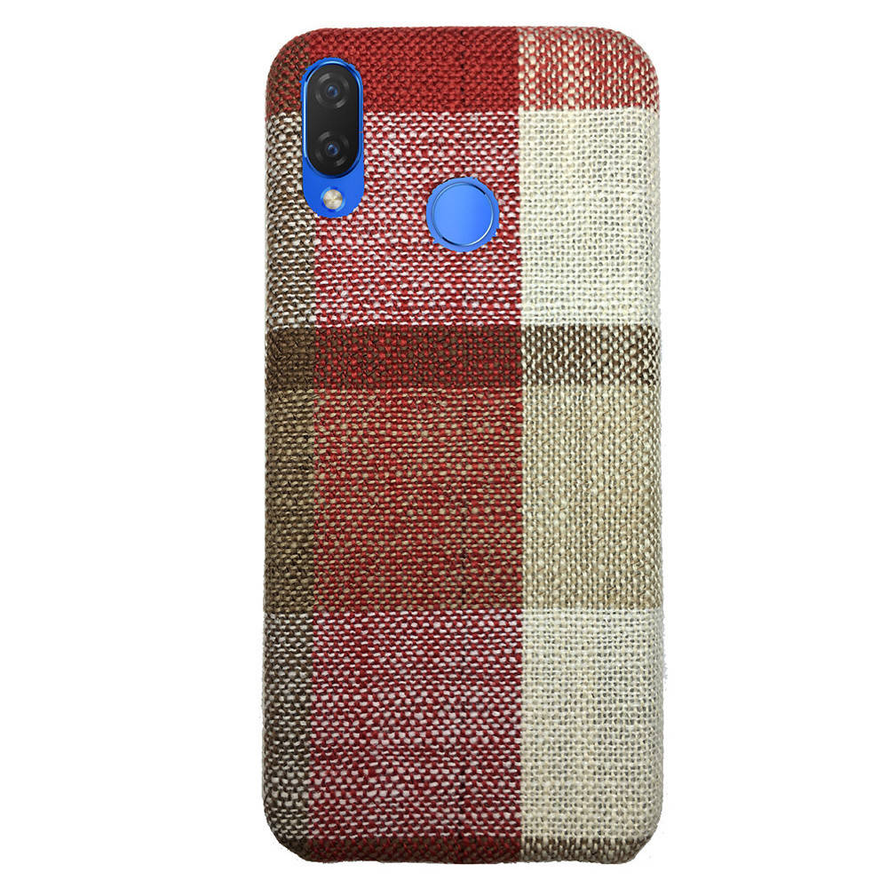 

Чехол-накладка DK-Case силикон Fabric Square для Huawei P Smart Plus (red), Красный