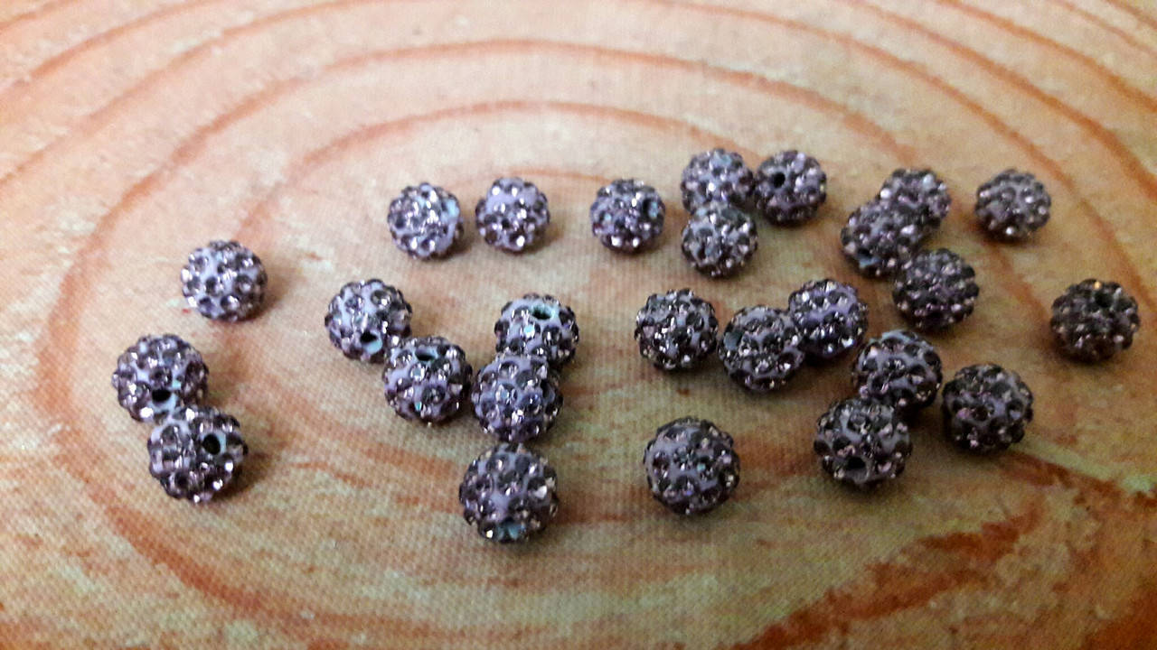 

Бусины шамбала 6мм.