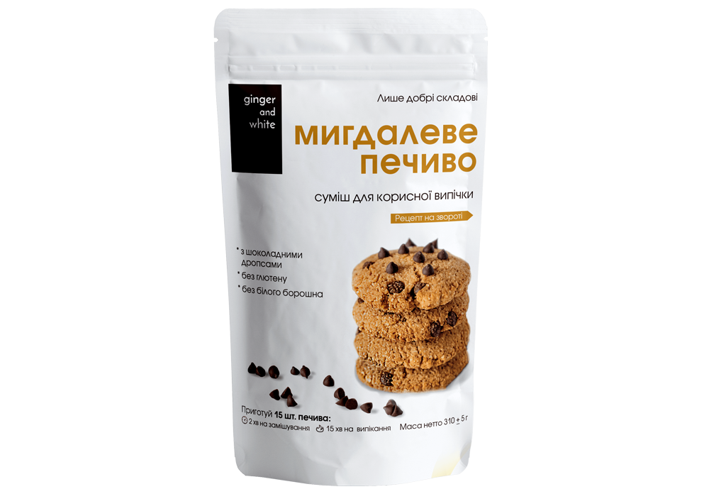 

МИНДАЛЬНОЕ ПЕЧЕНЬЕ без глютена смесь Ginger