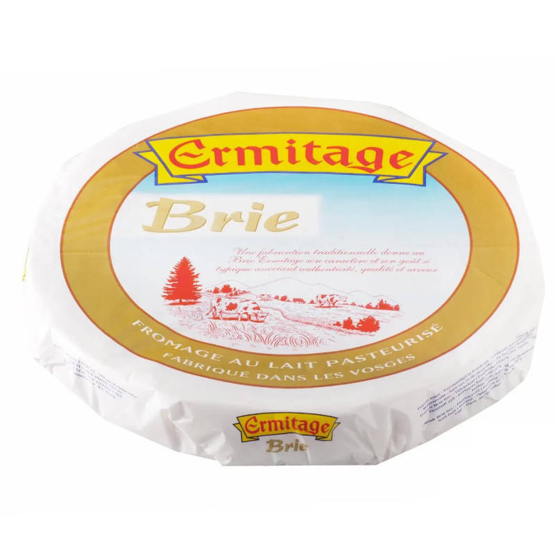

Сир із пліснявою Брі "Ermitag" 60% Франція голова 3 kg